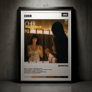 Cuadro Cher - Backstage