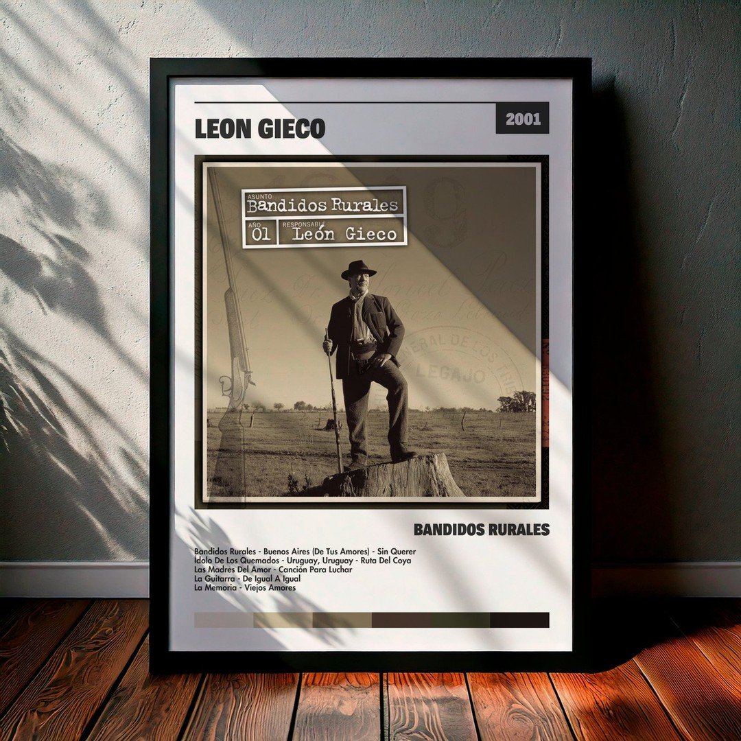 Cuadro León Gieco - Bandidos Rurales