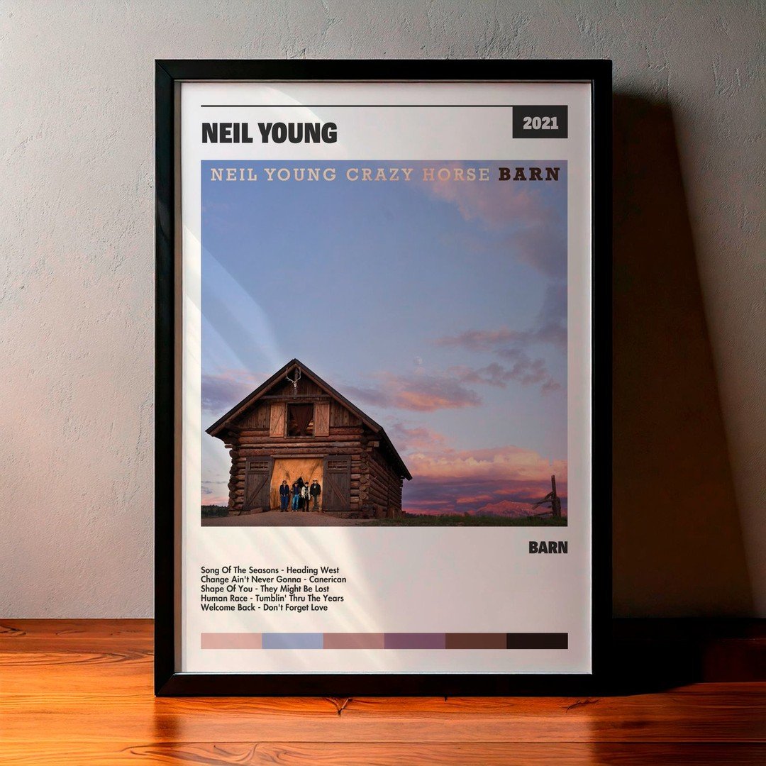 Cuadro Neil Young - Barn