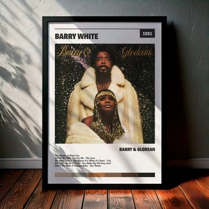 Cuadro Barry White - Barry & Glodean
