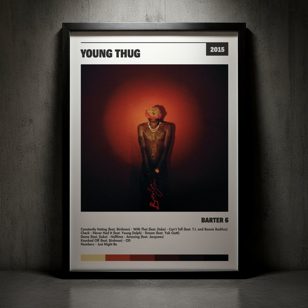 Cuadro Young Thug - Barter 6