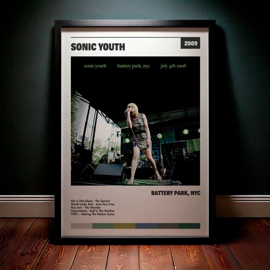 Cuadro Sonic Youth - Battery Park, NYC