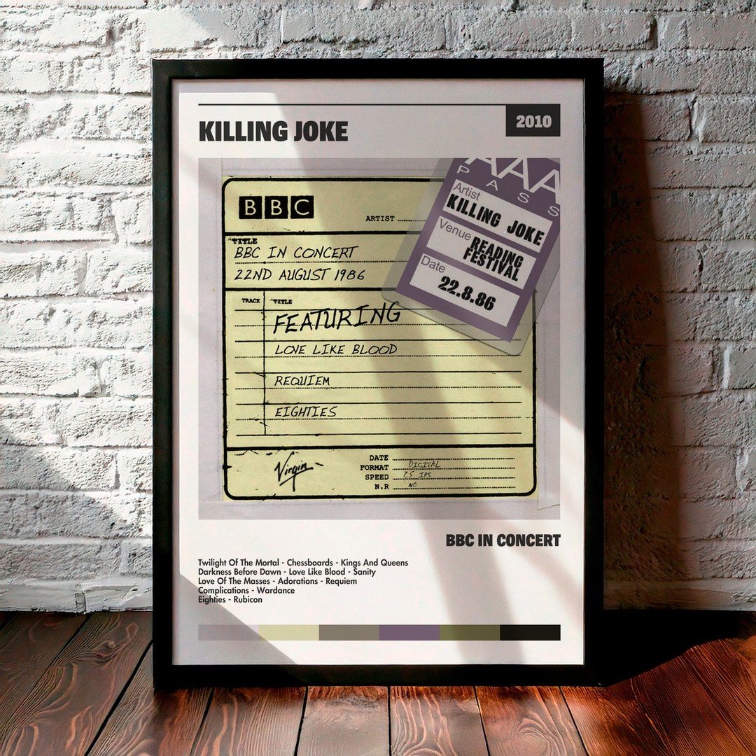 Cuadro Killing Joke - BBC In Concert