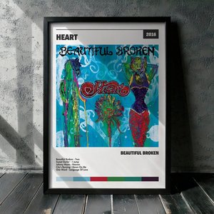 Cuadro Heart - Beautiful Broken