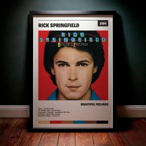 Cuadro Rick Springfield - Beautiful Feelings