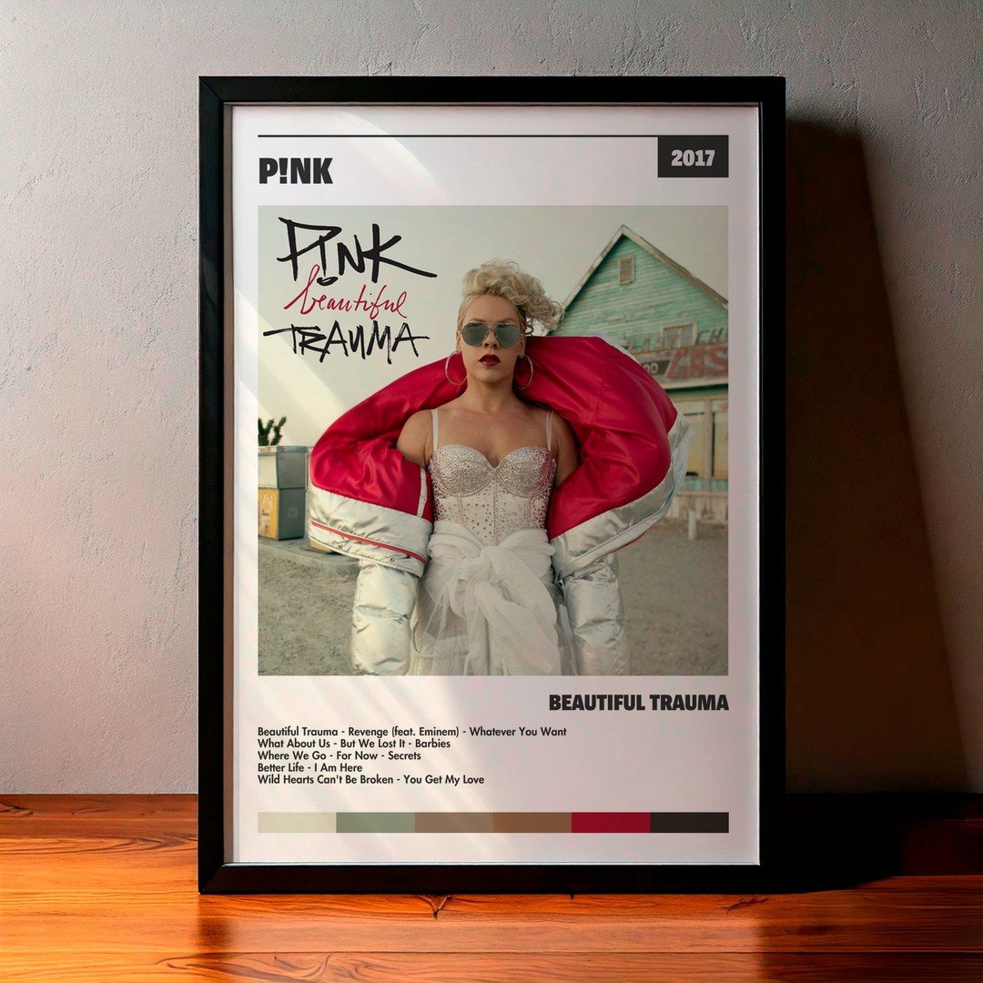 Cuadro P!nk - Beautiful Trauma