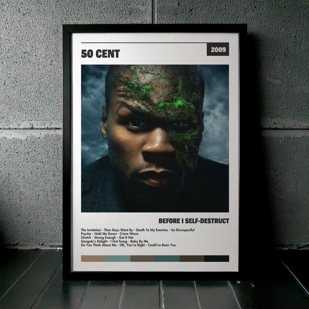 Cuadro 50 Cent - Before I Self-Destruct