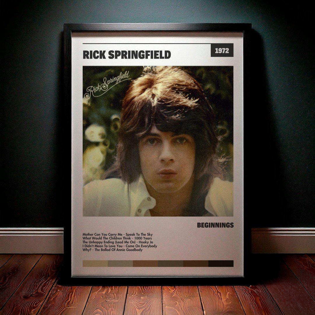 Cuadro Rick Springfield - Beginnings