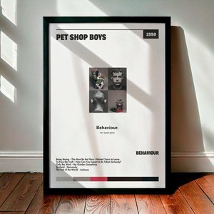 Cuadro Pet Shop Boys - Behaviour