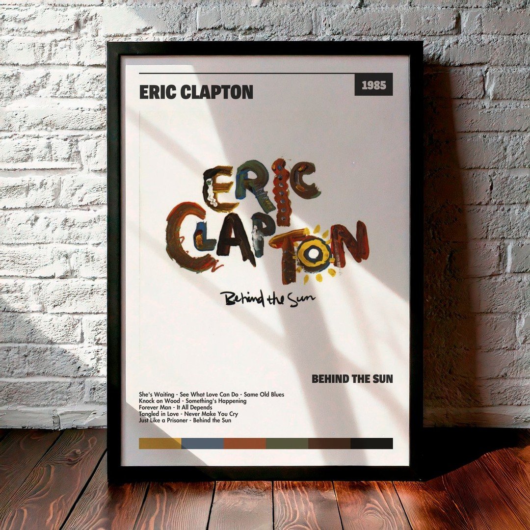Cuadro Eric Clapton - Behind the Sun