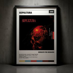 Cuadro Sepultura - Beneath the Remains