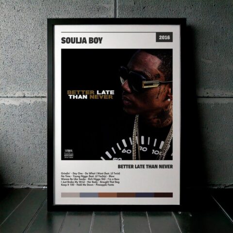 Cuadro Soulja Boy - Better Late Than Never