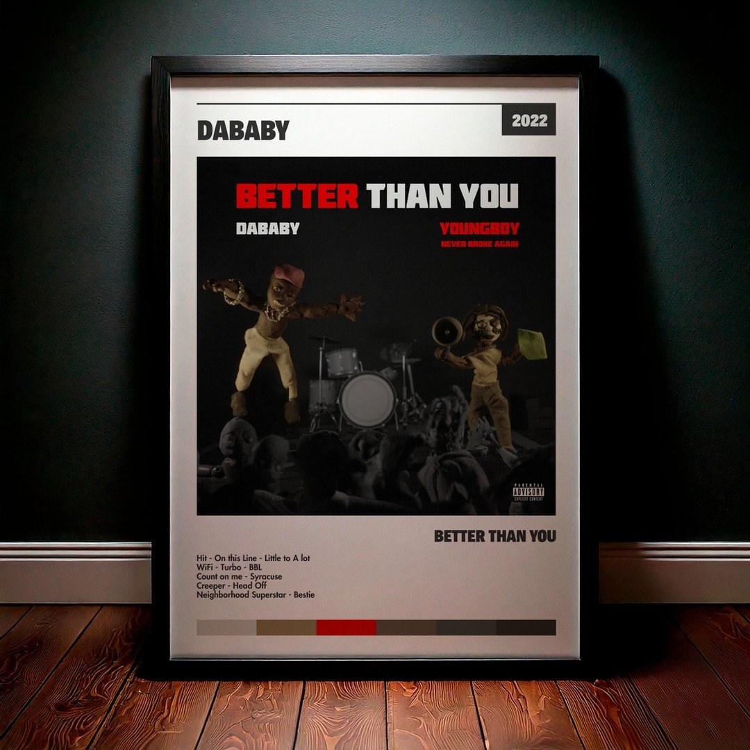 Cuadro DaBaby - BETTER THAN YOU