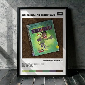 Cuadro Ski Mask The Slump God - BEWARE THE BOOK OF ELI