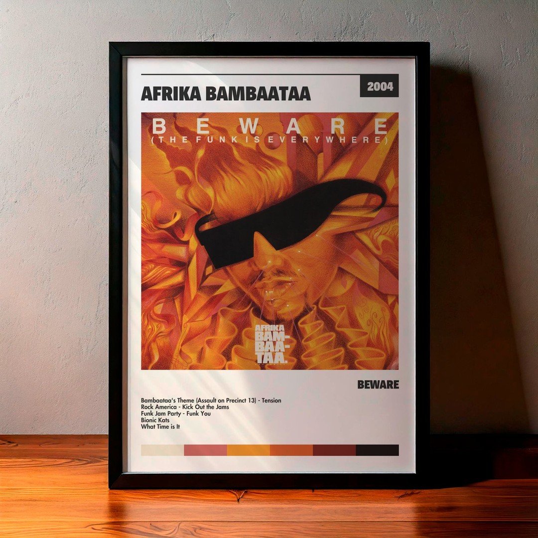 Cuadro Afrika Bambaataa - Beware