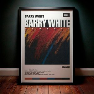 Cuadro Barry White - Beware!