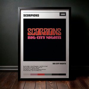 Cuadro Scorpions - Big City Nights
