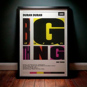 Cuadro Duran Duran - Big Thing