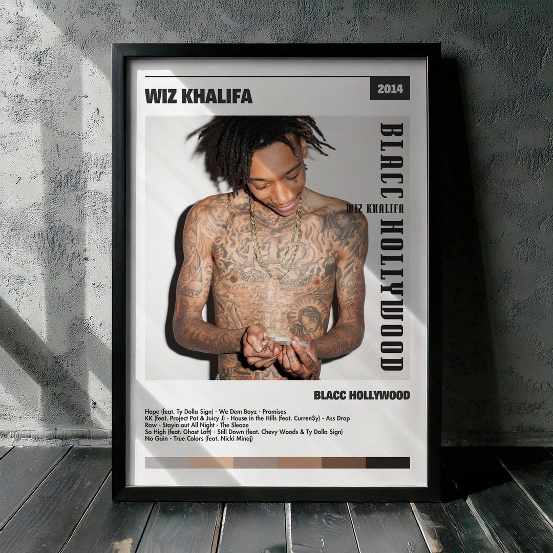 Cuadro Wiz Khalifa - Blacc Hollywood