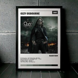Cuadro Ozzy Osbourne - Black Rain