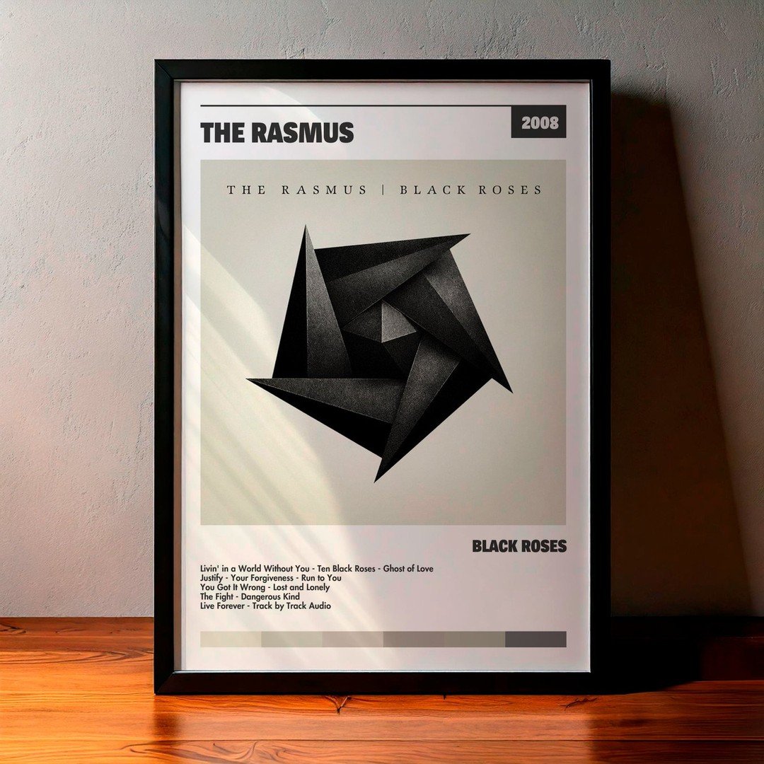 Cuadro The Rasmus - Black Roses