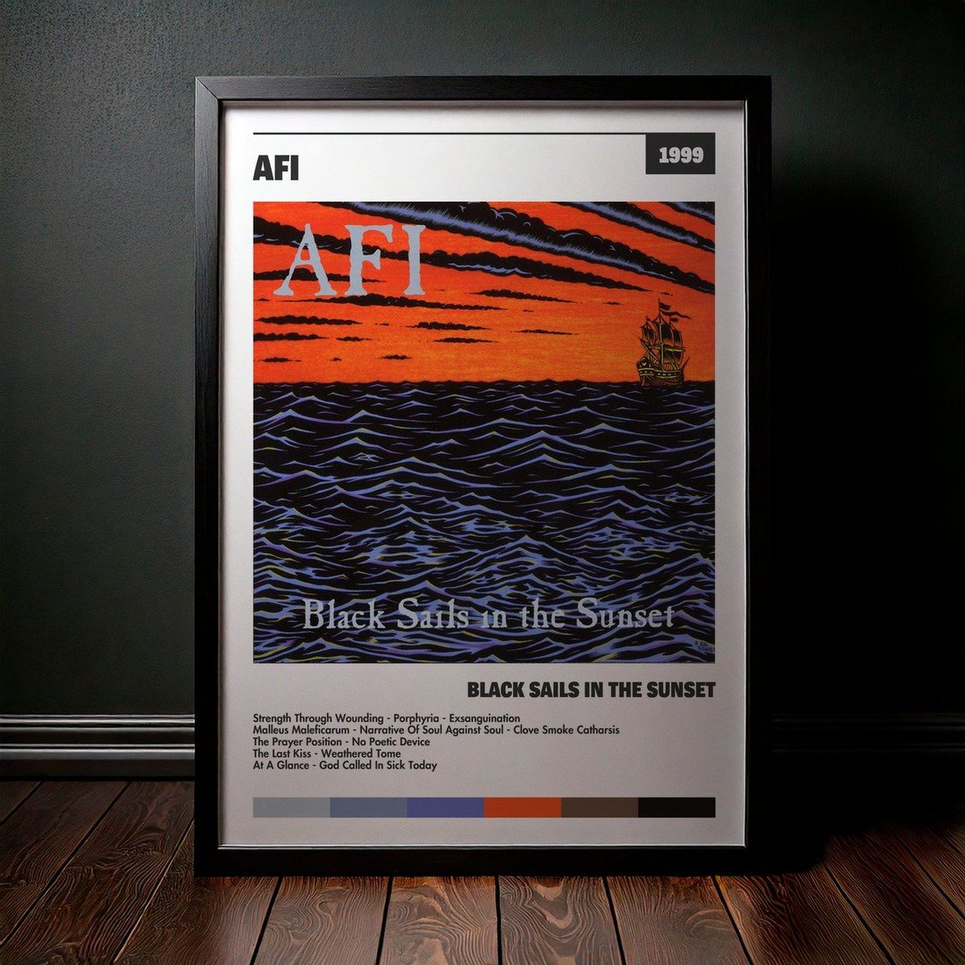 Cuadro AFI - Black Sails In The Sunset