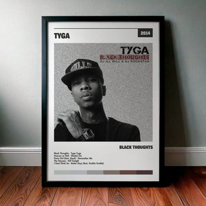 Cuadro Tyga - Black Thoughts