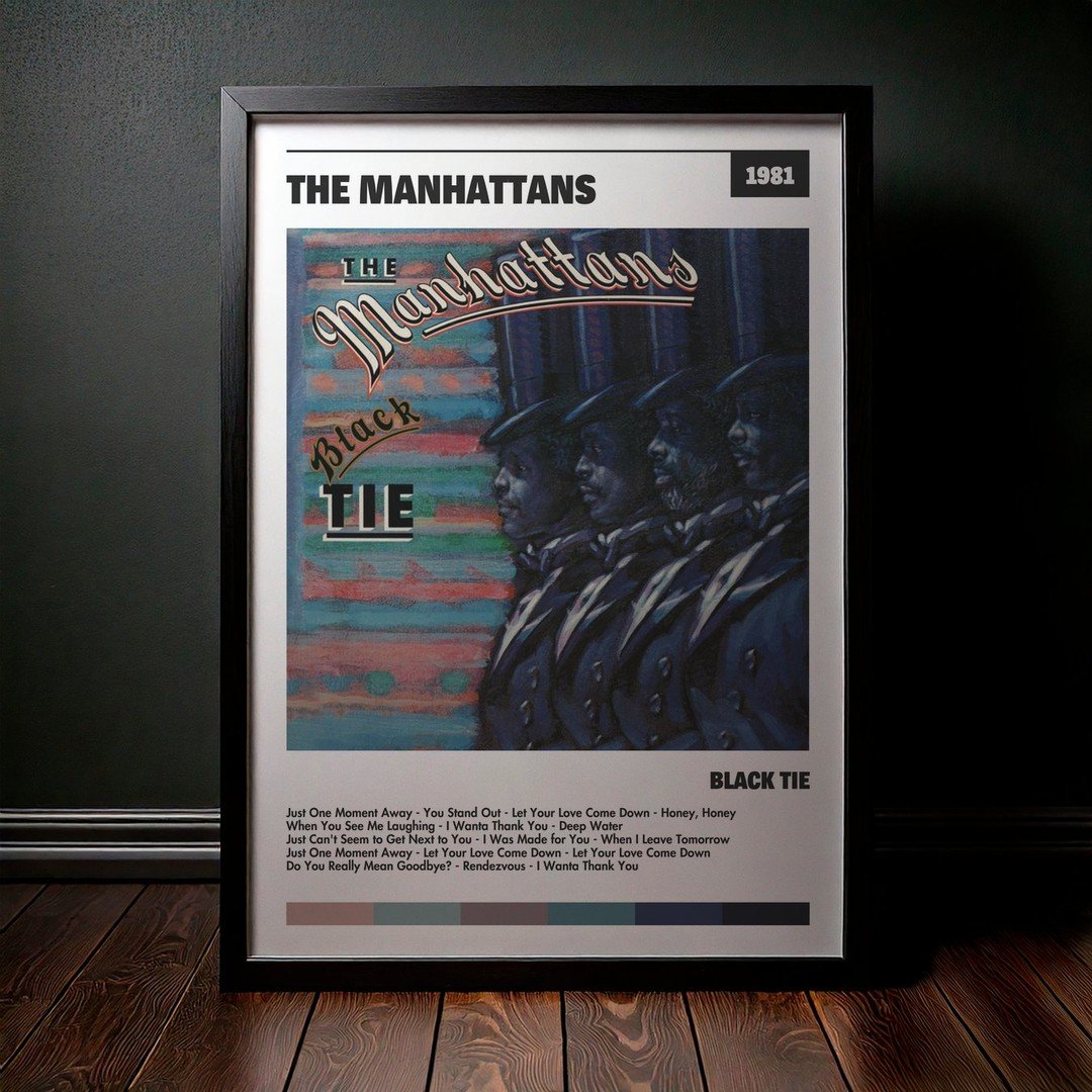 Cuadro The Manhattans - Black Tie