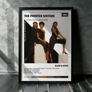 Cuadro The Pointer Sisters - Black & White