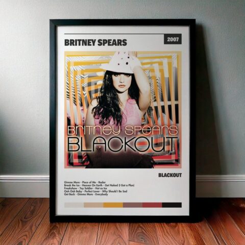 Cuadro Britney Spears - Blackout