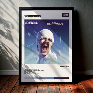 Cuadro Scorpions - Blackout