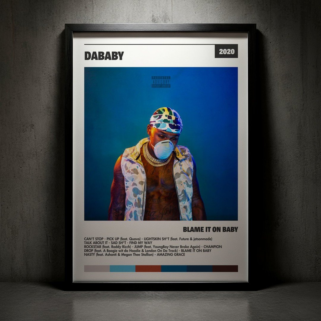 Cuadro DaBaby - BLAME IT ON BABY