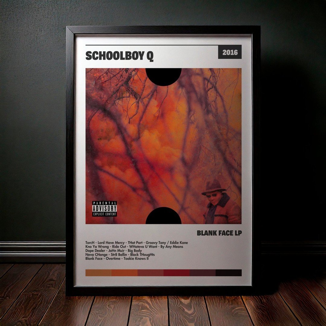 Cuadro ScHoolboy Q - Blank Face LP