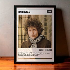 Cuadro Bob Dylan - Blonde On Blonde