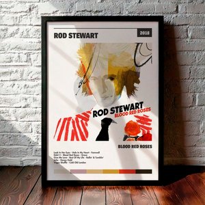 Cuadro Rod Stewart - Blood Red Roses