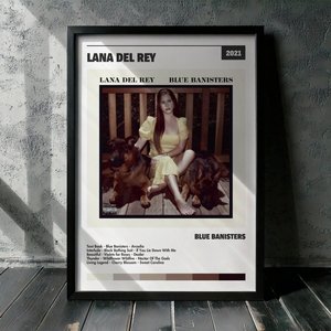 Cuadro Lana Del Rey - Blue Banisters