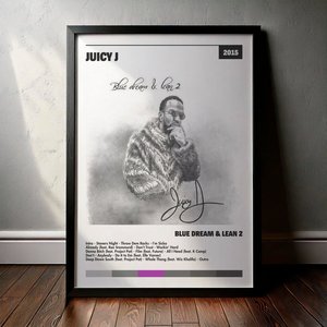 Cuadro Juicy J - Blue Dream & Lean 2