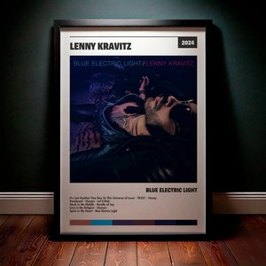 Cuadro Lenny Kravitz - Blue Electric Light