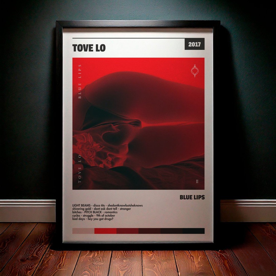 Cuadro Tove Lo - BLUE LIPS