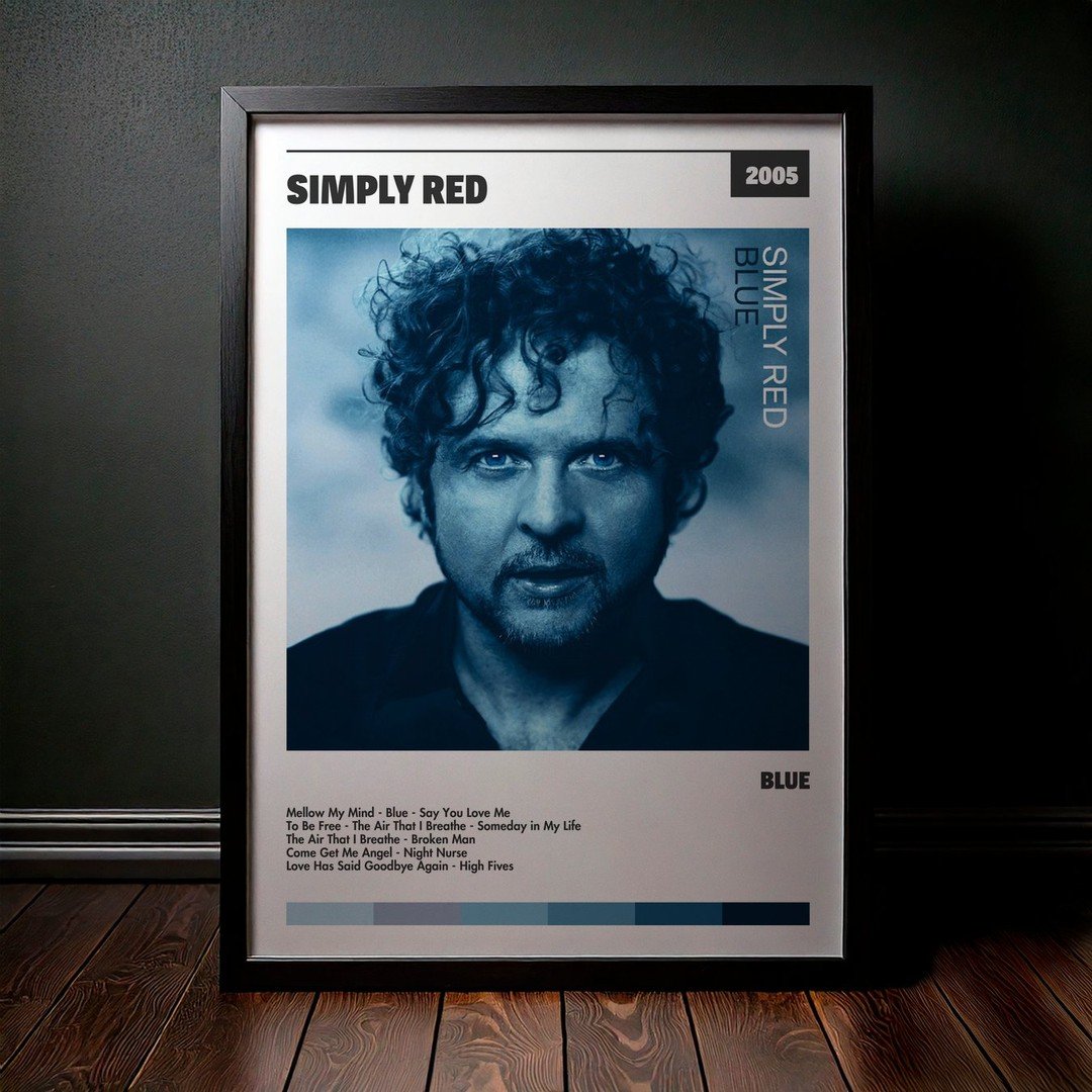 Cuadro Simply Red - Blue