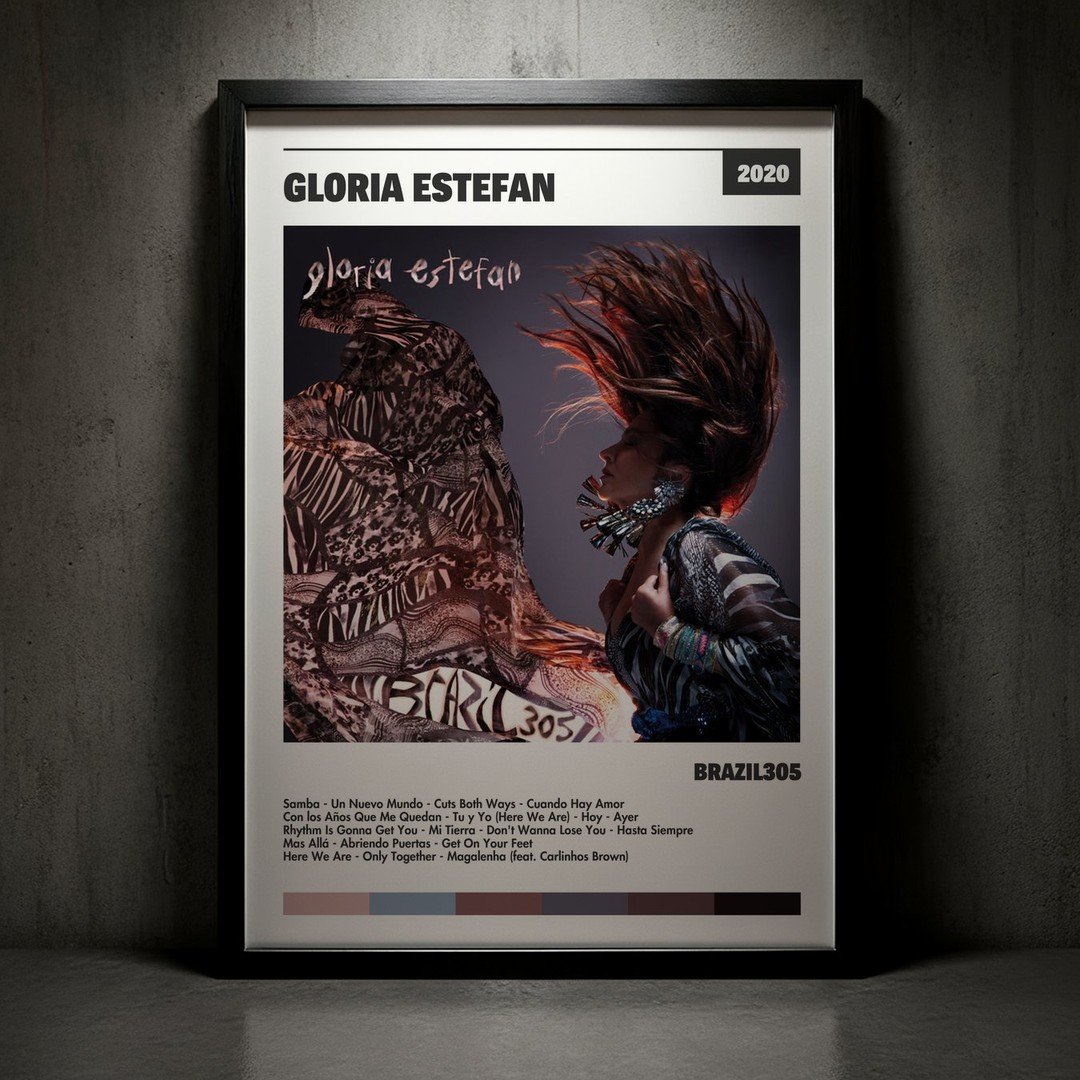 Cuadro Gloria Estefan - BRAZIL305