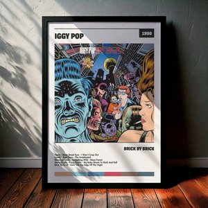 Cuadro Iggy Pop - Brick By Brick