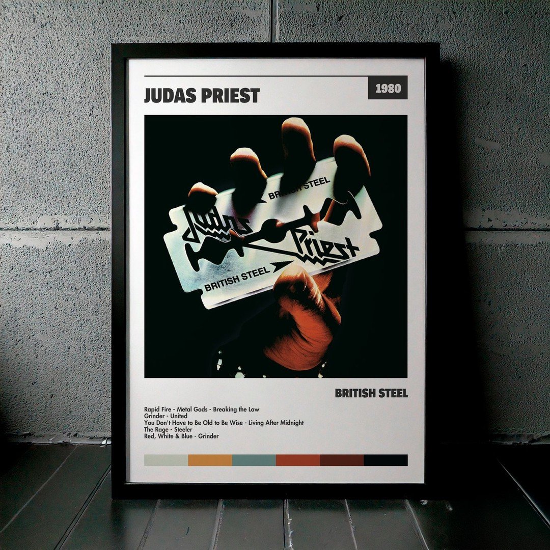Cuadro Judas Priest - British Steel