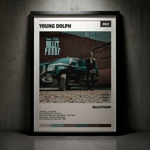 Cuadro Young Dolph - Bulletproof