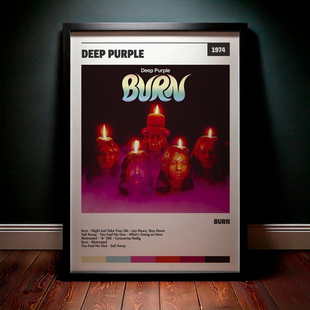 Cuadro Deep Purple - Burn