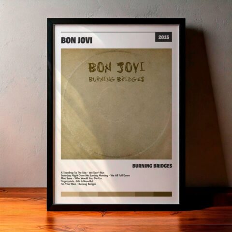 Cuadro Bon Jovi - Burning Bridges