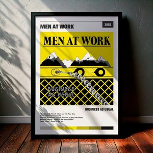 Cuadro Men At Work - Business As Usual