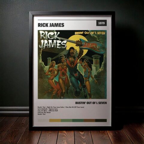 Cuadro Rick James - Bustin' Out of L Seven
