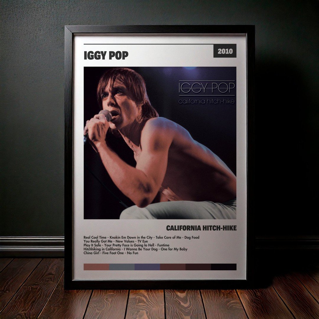 Cuadro Iggy Pop - California Hitch-Hike