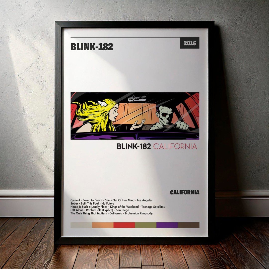 Cuadro blink-182 - California